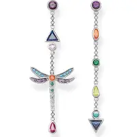 Thomas Sabo Libellule, (Argent 925, émaillé noir, Noirci)