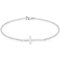 Elli Bracelet 'Kreuz' argent