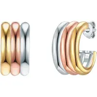 Rafaela Donata Boucles d'oreilles or / or rose / argent