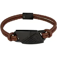 Police Pj26559blb.02 Bracelet Marron Homme
