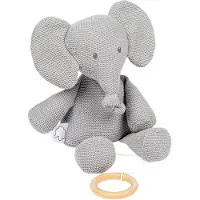 Nattou Peluche Musicale Éléphant Tricot Tembo -
