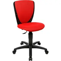 Topstar chaise pivotante pour enfants "HIGH S'COOL" rouge