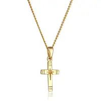 Elli Elegante Kreuzkette mit Halskette für Damen, perfekt für Alltag und Festtage