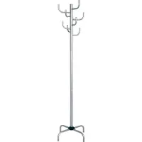 Haku Porte-manteau sur pied | Ø37 x 180 cm | Couleur argent
