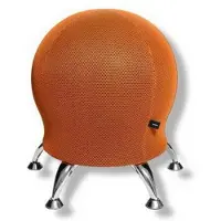 Topstar Tabouret Sitness 5, avec ballon de gymnastique intégré, capacité de charge jusqu'à 110 kg, orange