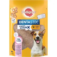 Pedigree Dentastix Chewy Chunx soins dentaires mini friandises au goût de poulet pour chien (68 g)