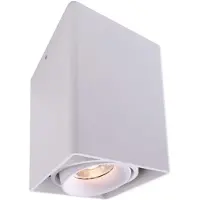 Deko-light Plafonnier puissant avec réflecteur rabattable, Variante : max. 50W, 93 x 93x 120 mm, blanc