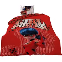 Douceur d'intérieur Parure de lit - - Microfibre - 200 x 140 cm - Rouge