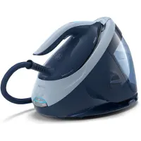 Philips PerfectCare Centre de repassage, semelle en céramique, 120 g/min de pression constante. Vapeur, 8.0 bar, 2100 W, bleu (PSG7030/20)