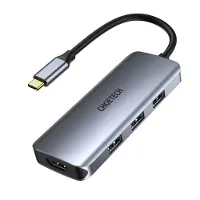 Choetech 7W1 Hub-M19 Adaptateur Usb-C (Argent)