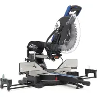 HBM 305 x 108 mm Scie à bras radial, scie à tronçonner, scie à traction avec laser