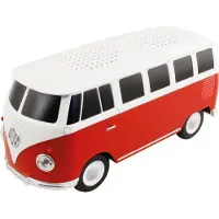Vw-collect Bluetooth højttaler, VW T1 bus rød, Enceinte Bluetooth, Rouge
