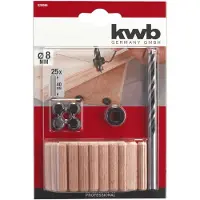 Kwb Kit perçage et chevillage, 31 piéces, ø 8 mm - 028086