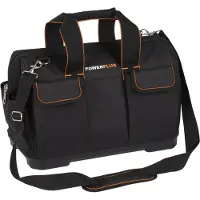 Powerplus Sacoche à outils Varo - Sac de transport en polyester de haute qualité avec de nombreuses poches pour outils vides
