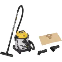 Powerplus Powx3230 1200w 20l Industrial Vacuum Cleaner Argenté One Size / EU Plug 220V