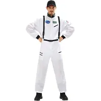 Widmann Combinaison astronaute blanc combinaison spatiale, taille:XL
