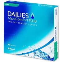 Alcon AquaComfort PLUS Toric (-3.5, Lentille journalière, 90 pcs, Torique)