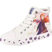 Geox Fille Jr Ciak Girl F Sneakers, White/Multicolor, 26 EU