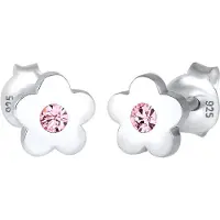 Elli Bijou 'Blume' rose / argent