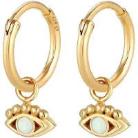 Elli Boucles d'oreilles 'Evil Eye' or