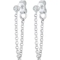 Elli Boucles d'oreilles argent