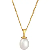 Elli Chaîne or / blanc perle