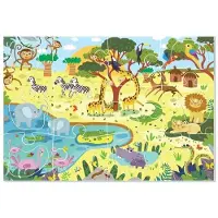 Dodo Puzzle avec safari 18 pièces