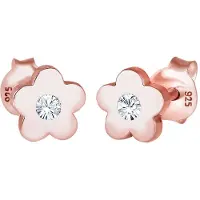 Elli Bijou 'Blume' or rose / argent