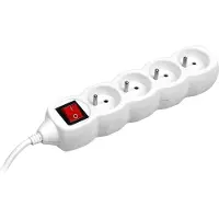 Tracer Bloc multiprise PowerCord 4 prises 3 m blanc (TRALIS44616)