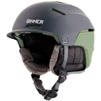 Sinner Beartooth Helmet Vert,Gris M