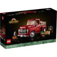 LEGO 10290 Icons Pickup, kit de construction pour adultes, modèle de collection, hobby créatif, pick-up classique des années 1950