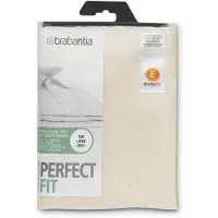 Brabantia HOUSSE PLANCHE REPASSER E-135x49CM-COUCHE SUPERIEURE-NEUTRAL