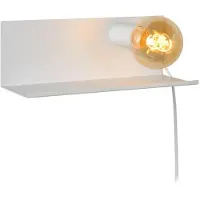 Lucide Applique murale SEBO blanche 1xE27x40W en métal, dimensions : 12x35x12 cm, IP20,