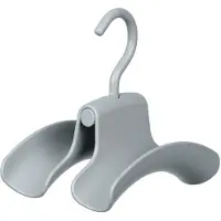 Wenko Porte-sacs Herkules 12,5 x 9 cm gris 3 pièces