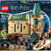 LEGO 76387 Harry Potter Poudlard : Rencontre avec Fluffy Set, Jouets à partir de 8 ans avec Hermione comme minifigure dorée, Articles de fans