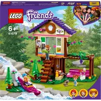 LEGO 41679 Friends Maison dans l'arbre dans la forêt, maison avec mini-poupées, bateau et autres accessoires