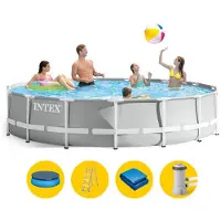 Intex Prism Frame Premium Swimmingpool-Set 427x107 cm