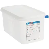 ARAVEN Boîtes de nourriture GN 1/3 (4 pièces)