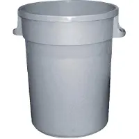 Jantex Conteneur à déchets en plastique gris | 2 formats