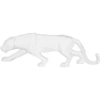 PT Living Statue Panthère Origami PT Living Polyresin Matt White