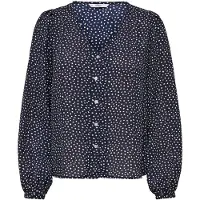 ONLY Chemisier 'Sonja' bleu nuit / blanc