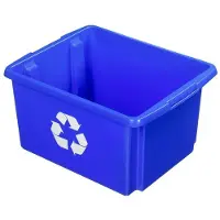 Sunware Boîte Nesta Recycle bleue 32 litres.