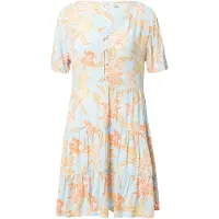 Roxy Sunny Summer Short Sleeve Dress Rose S Femme