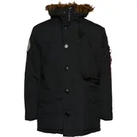 Alpha industries Parka d’hiver 'Polar' rouge / noir / blanc