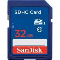 SanDisk Carte mémoire SDHC 32 Go - Bleue