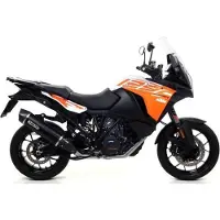 Arrow Maxi Race Tech Dark 1050/1190/1290 17-20 Aluminium&carbon Homologated Muffler Noir Homologated