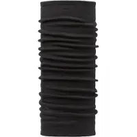 Buff Hommes, Cagoule + tour de cou, Merino Wool Thermal, Noir, Taille unique