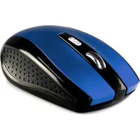 Media-Tech Souris Raton Pro B Ambidextre RF Sans fil Optique 1600 DPI (Sans fil), Souris, Bleu, Noir