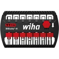 Wiha Ensemble d'embouts Ty hexagonal 8 pcs Bitbuddy 49 mm