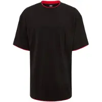 Urban Classics T-Shirt rouge / noir